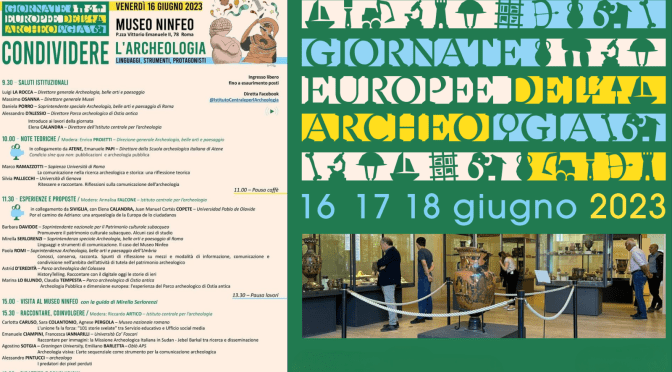 16/6/23 “Condividere l’archeologia” Workshop al Museo Ninfeo
