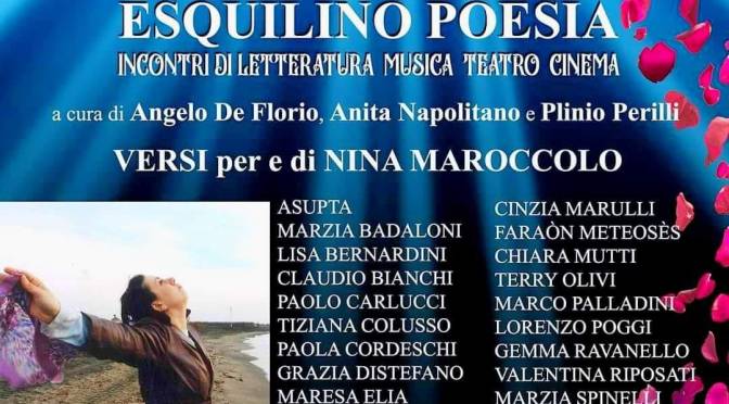 13/7/23 “Porta Magica Festival – Versi per e di Nina Maroccolo” Rassegna di poesia contemporanea nel Giardino di Piazza Vittorio
