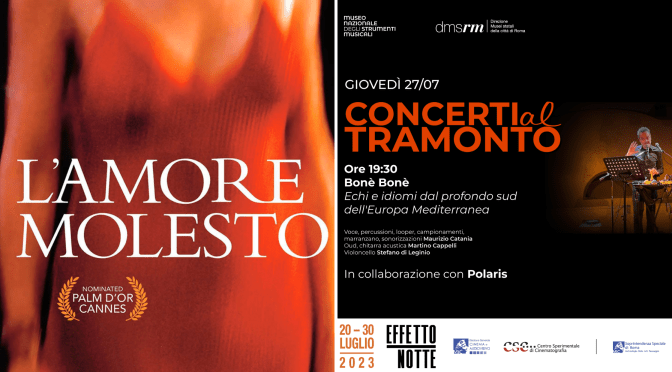 27/7/23 “Effetto notte ’23” il programma della giornata