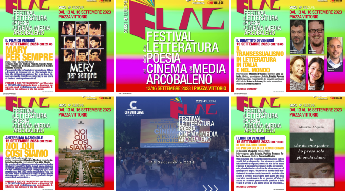 15/9/23 “FLAG” nel Giardino di Piazza Vittorio: il programma