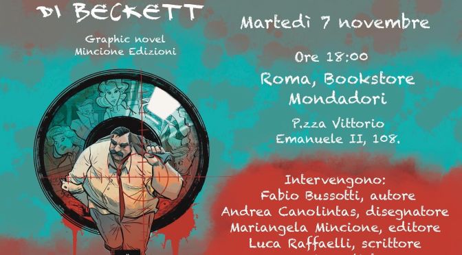 7/11/23 Presentazione del libro “Al cuore di Beckett” presso il Bookstore Mondadori di Piazza Vittorio