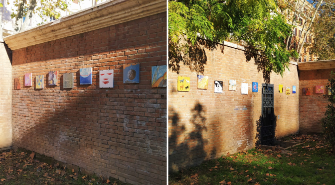 Immagini dell’inaugurazione delle 33 formelle dedicate ai Canti del Paradiso della Divina Commedia a Piazza Dante