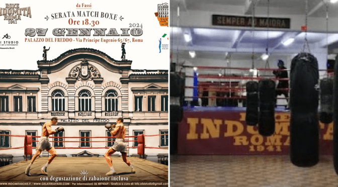 27/1/24 “Serata MatchBoxe” al Palazzo del Freddo Gelateria Fassi