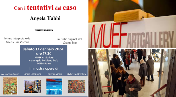 13/1/24 Presentazione del libro “Con i tentativi del caso” al Muef Art Gallery
