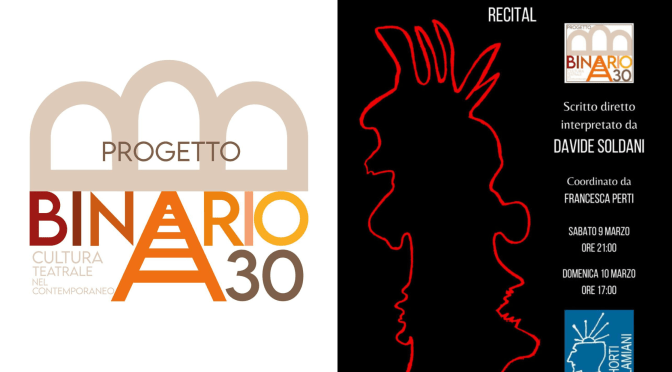 9 e 10/3/24 “Favole e calunnie recital” al Teatro Binario30