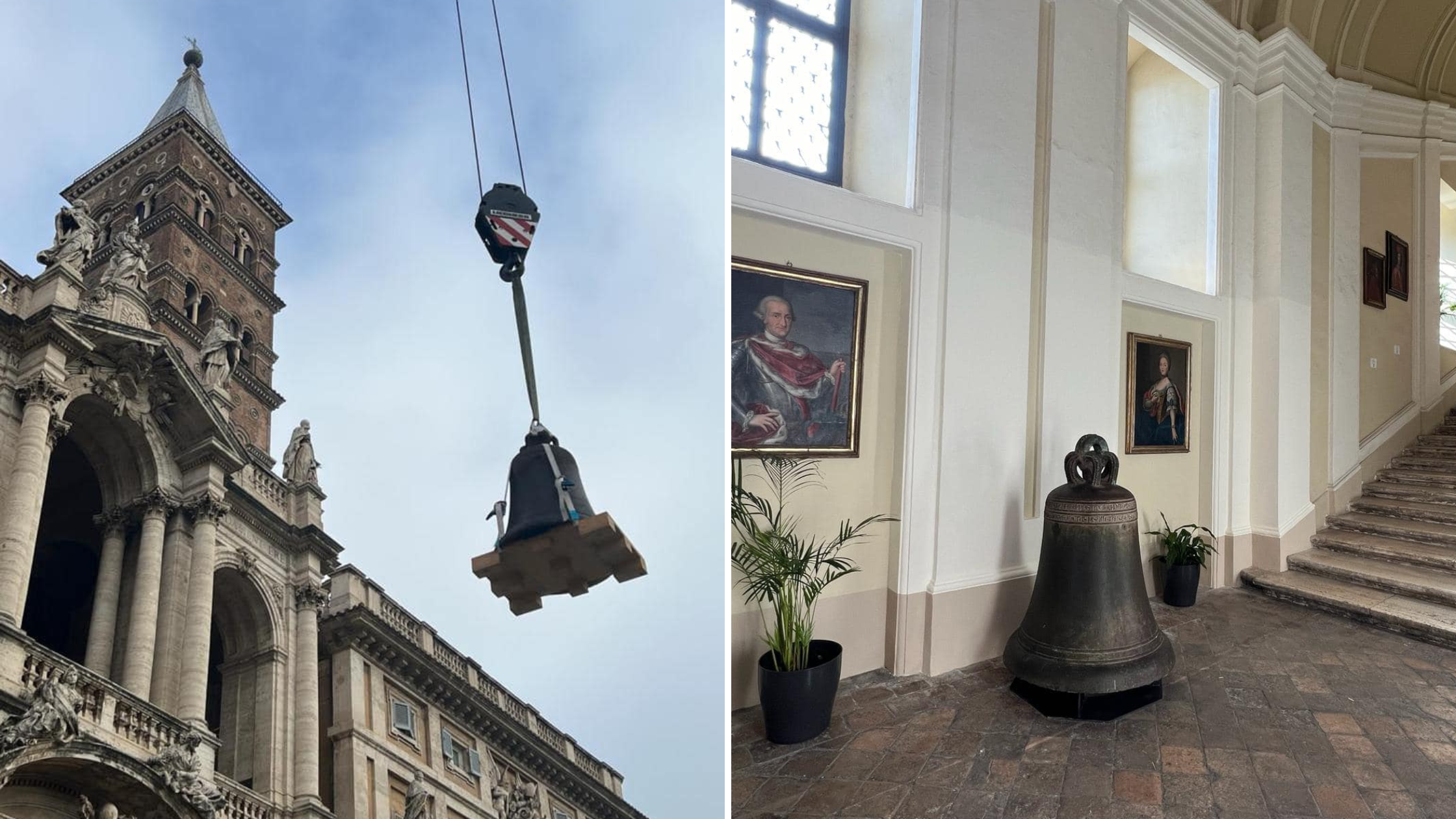 Torna a Santa Maria Maggiore la storica campana originale detta “la Sperduta”