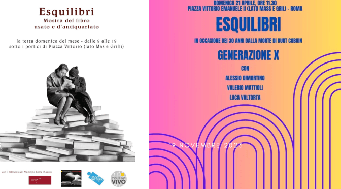 21/4/24 “Esquilibri” Portici di Piazza Vittorio