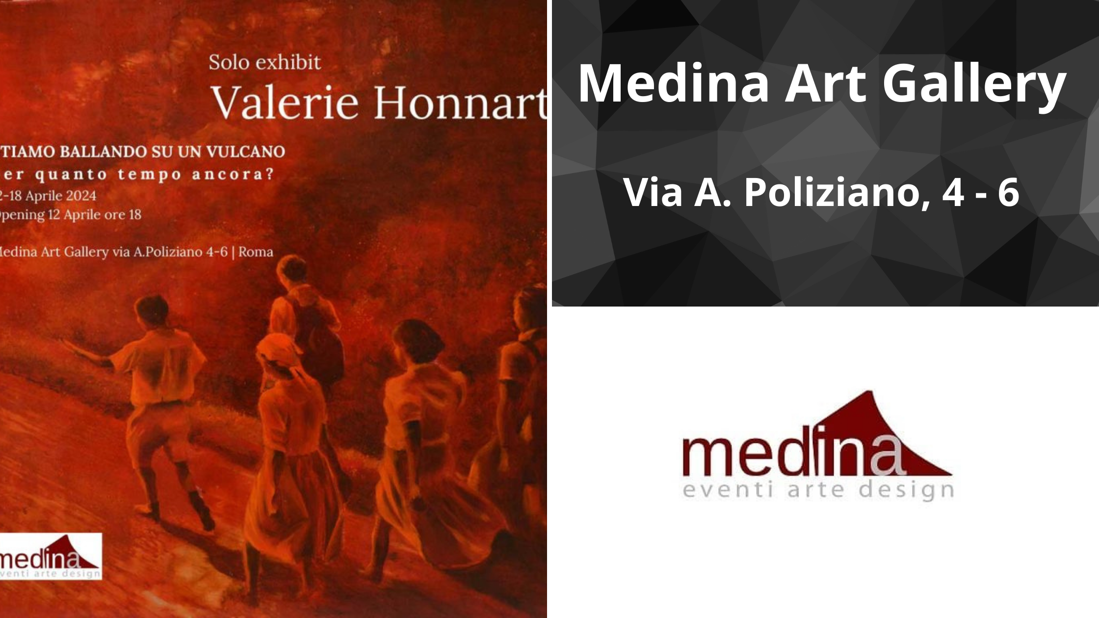 Dal 12 al 18/4/24 “Valèrie Honnart – Stiamo ballando su un vulcano” Mostra personale al Medina Ast Gallery