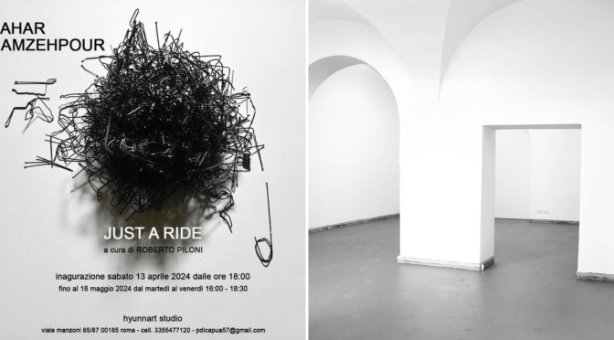Dal 13/4 al 28/5/24 “Bahar Hamzehpour – Just a Ride” allo Hyunnart Studio