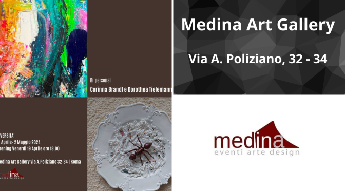 Dal 19/4 al 2/5/24 “Corinna Brandl & Dorothea Tielemann exhibit” al Medina Art Gallery