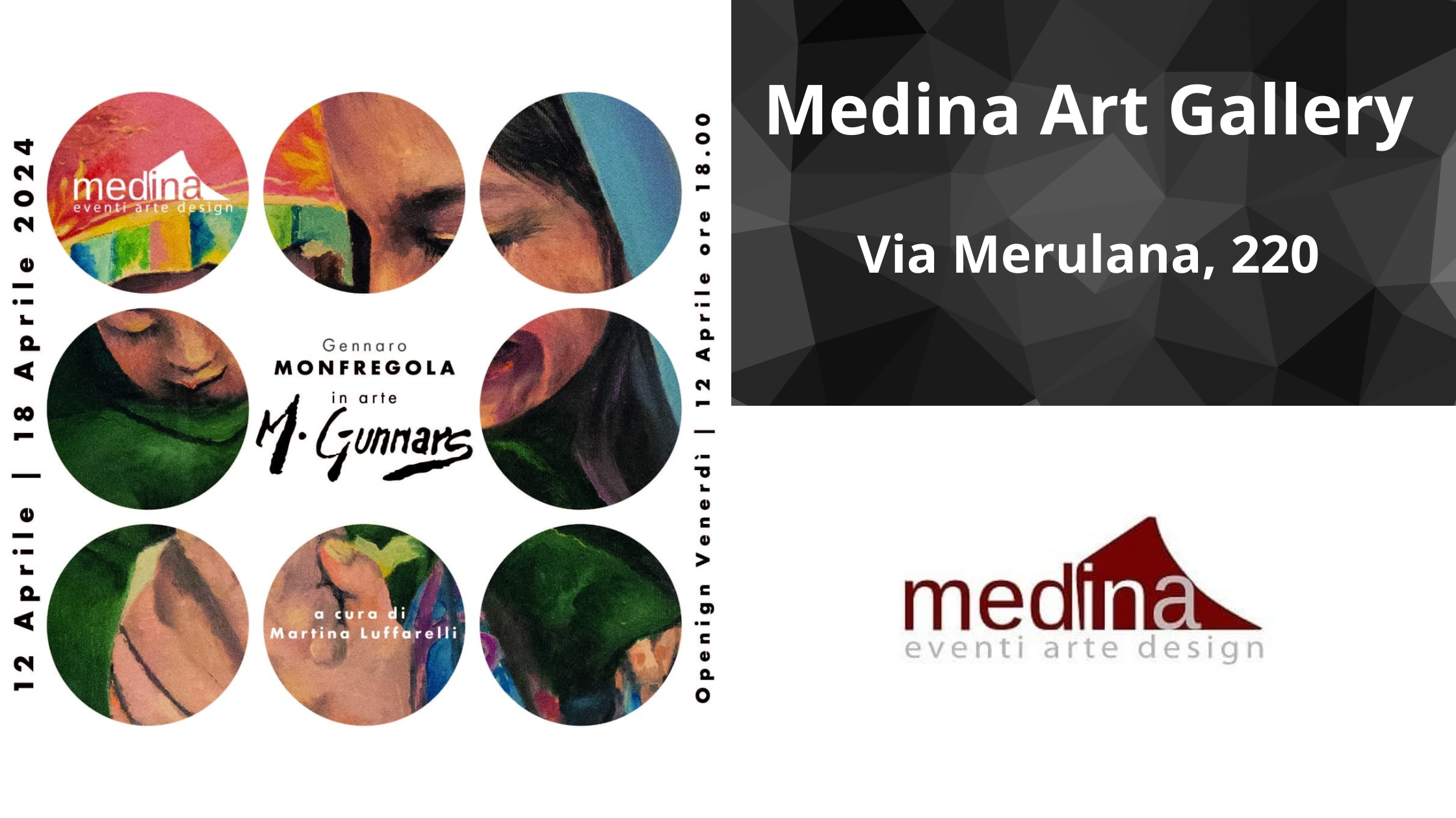 Dal 12 al 18/4/24 “Gennaro Monfregola, la mostra personale” al Medina Art Gallery