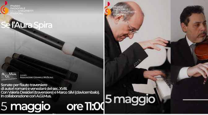 5/5/24  Due appuntamenti al Museo Nazionale degli Strumenti Musicali