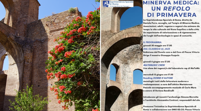 12/6/24 Reading “Donne d’autore” ultimo appuntamento di “Un refolo di Primavera” nel cd. Tempio di Minerva Medica