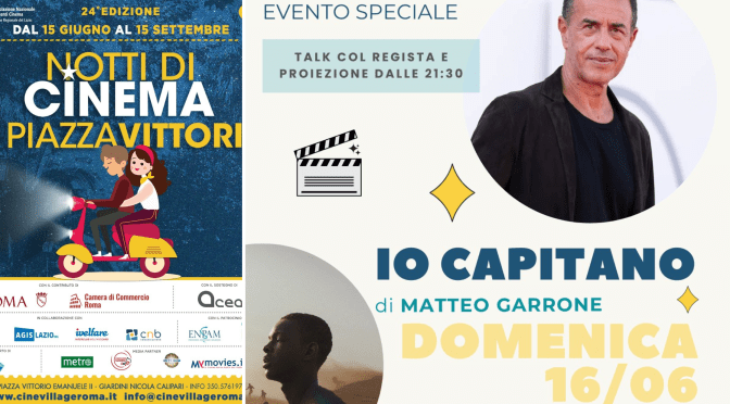 16/6/24 “Notti di cinema a Piazza Vittorio” Il programma della giornata