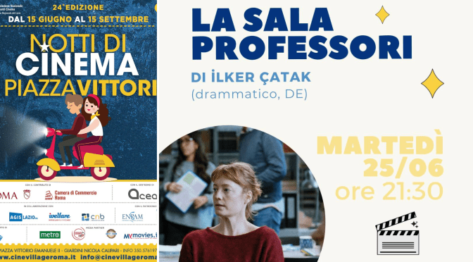 25/6/24 “Notti di cinema a Piazza Vittorio” Il programma della giornata