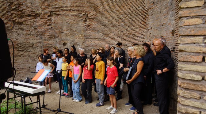 30/5/24 “Un refolo di Primavera”: atto primo con il Coro e il Piccolo Coro di Piazza Vittorio nel cd. Tempio di Minerva Medica