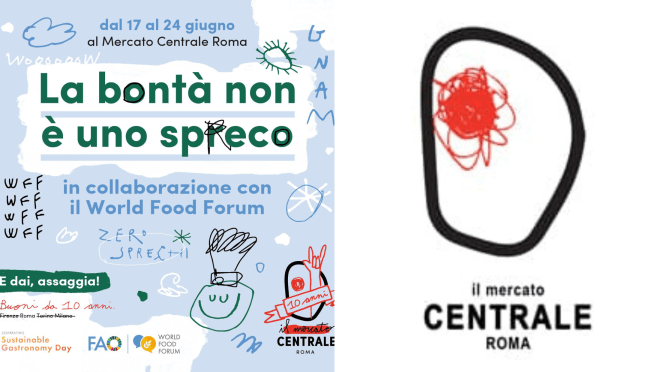 Dal 17 al 24/6/24 “La bontà non è uno spreco” al Mercato Centrale