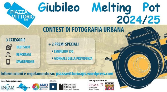 “Giubileo Melting Pot 2024/2025” Contest di fotografia urbana