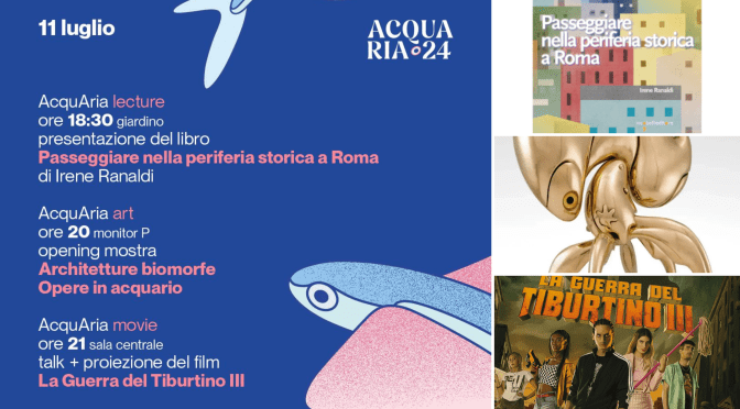 11/7/24 “Acquaria 2024” Il programma della giornata