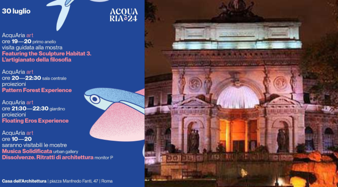 30/7/24 “Acquaria 2024” Il programma della giornata