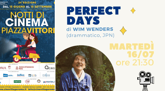 16/7/24 “Notti di cinema a Piazza Vittorio” Il programma della giornata