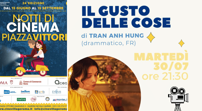 30/7/24 “Notti di cinema a Piazza Vittorio” Il programma della giornata