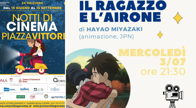 3/7/24 “Notti di cinema a Piazza Vittorio” Il programma della giornata