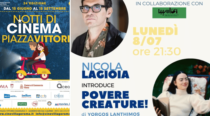 8/7/24 “Notti di cinema a Piazza Vittorio” Il programma della giornata