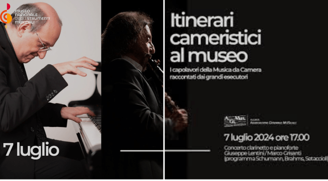 7/7/24 Ultimo appuntamento della rassegna “Itinerari cameristici al Museo” al Museo Nazionale degli Strumenti Musicali