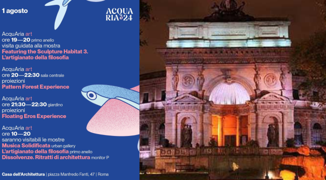 1/8/24 “Acquaria 2024” Il programma della giornata