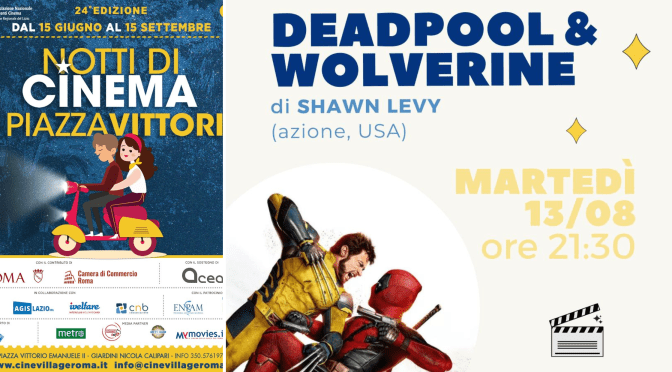 13/8/24 “Notti di cinema a Piazza Vittorio” Il programma della giornata