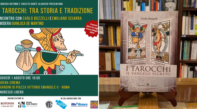 1/8/24 “I tarocchi: tra storia e tradizione” Incontro con Carlo Bozzelli e Emiliano Sciarra al CineVillage Piazza Vittorio