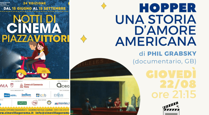 22/8/24 “Notti di cinema a Piazza Vittorio” Il programma della giornata