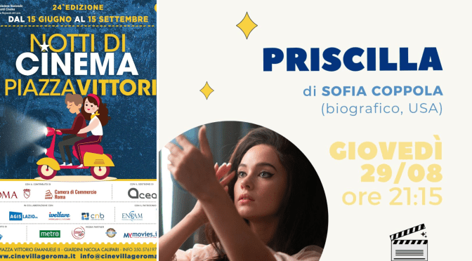 29/8/24 “Notti di cinema a Piazza Vittorio” Il programma della giornata