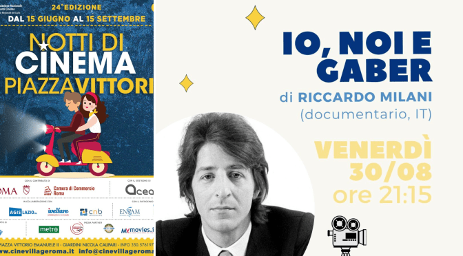 30/8/24 “Notti di cinema a Piazza Vittorio” Il programma della giornata