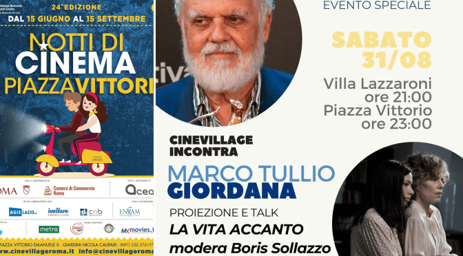 31/8/24 “Notti di cinema a Piazza Vittorio” Il programma della giornata