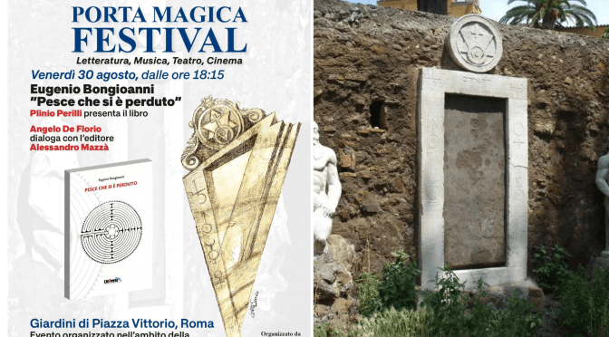 30/8/24 Porta Magica Festival – Presentazione del libro “Pesce che si è perduto” al CineVillage Piazza Vittorio