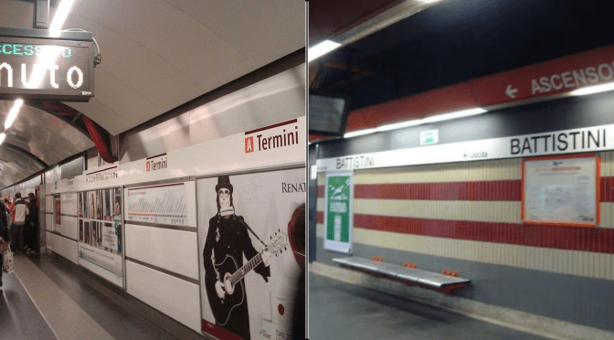 Dal 10 al 25/8/24 la tratta Termini – Battistini della Metro A sostituita da bus per lavori alla linea