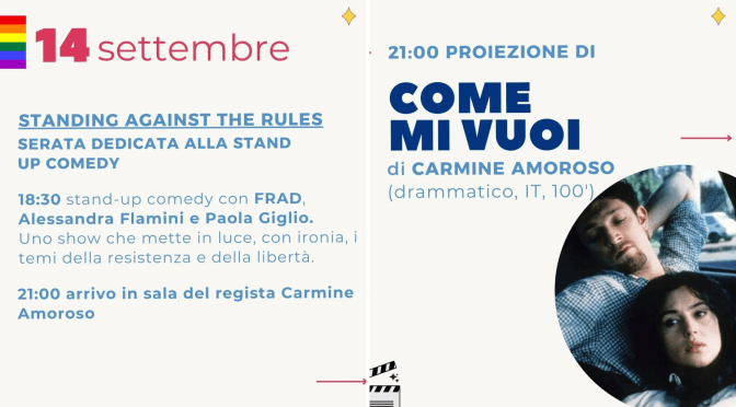 14/9/24 “Notti di cinema a Piazza Vittorio” Il programma della giornata