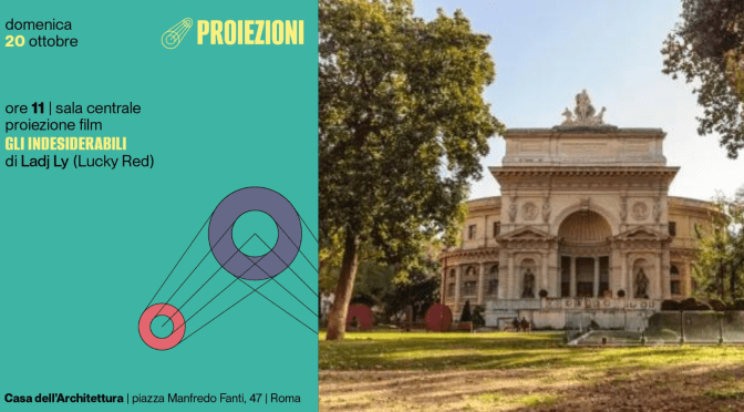 20/10/24 “Proiezioni” all’Acquario Romano – Casa dell’Architettura: il programma della giornata