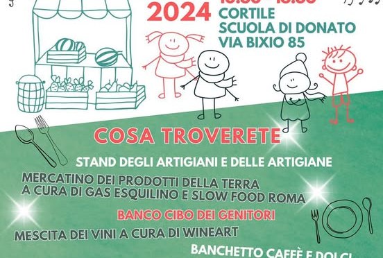 15/12/24 Mercatino di Natale all Scuola Di Donato