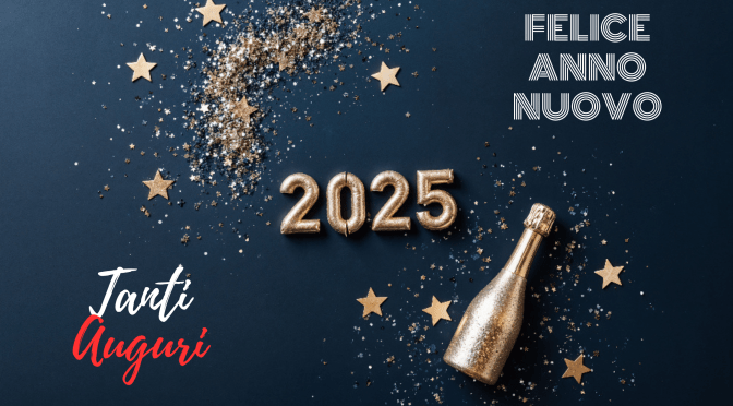 I più sinceri auguri di un felice 2025