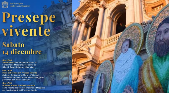 14/12/24 “Presepe vivente” Basilica di Santa Maria Maggiore
