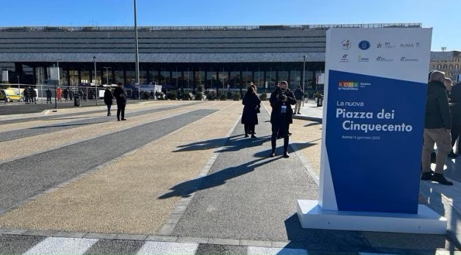 14/1/25 Inaugurata la nuova Piazza dei Cinquecento