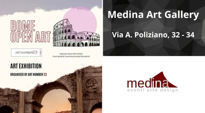 Dal 7 al 13/02/25 “Rome Open Art” Mostra collettiva al Medina Art Gallery