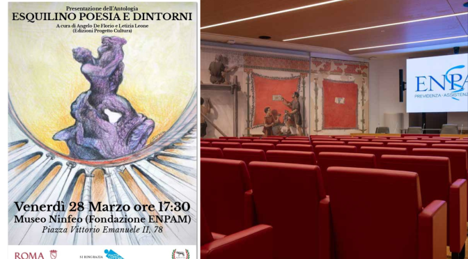 28/3/25 Presentazione dell’Antologia “Esquilino poesia e dintorni” al Museo Ninfeo (Fondazione Enpam)