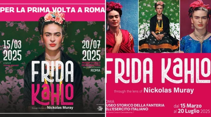 Dal 15/3 al 20/7/25 “Frida Kahlo through the lens of Nickolas Muray” al Museo Storico della Fanteria