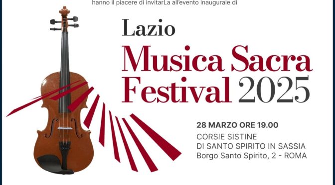19/4/25 “Laudate Maria cum instrumentibus” Concerto di Musica Sacra presso la chiesa di Santa Bibiana