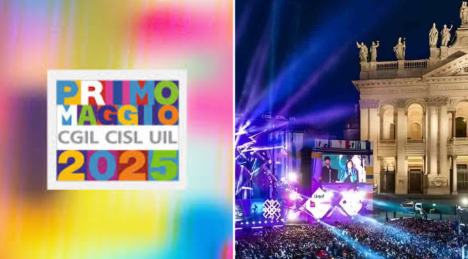 1/5/25 Torna il “Concertone” a Piazza San Giovanni. Gli orari, il programma e la mobilità