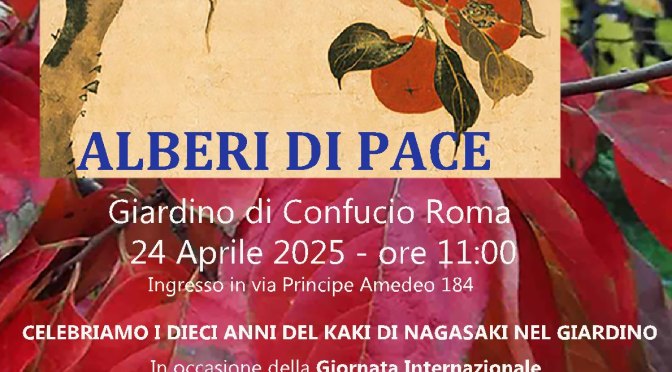24/4/25 “Alberi di Pace” al Giardino di Confucio